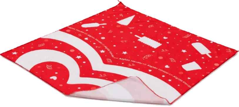 Kolilenmeye hazır baskılı bandana partisi